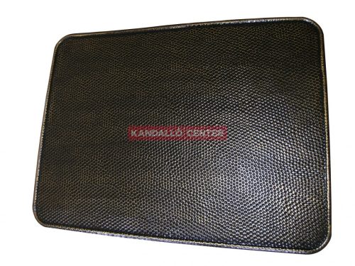 Kandallószőnyeg, 0,6 mm, antik sárgaréz színű, fekete-arany kalapált
