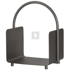 Fatároló kosár, nyitott, fogantyús, antracit