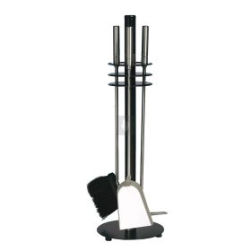 Kandallótisztító,korongos, fekete, 3 részes