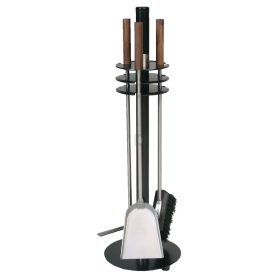 Kandallótisztító,korongos, fekete, 3 részes