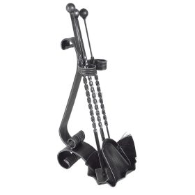 Kandallótisztító készlet, kovácsoltvas, fekete, 3 részes