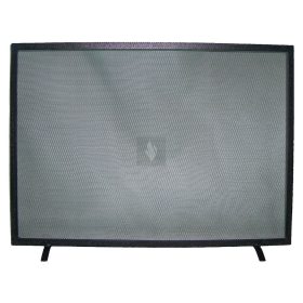 Szikravédő egyrészes, fekete ráccsal és kerettel