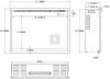  Afena 3D 80x60 Fekete Beépíthető elektromos kandalló