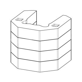 Hőtároló szett Romotop LERA C GH design kályhához