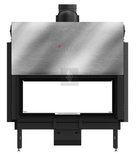 HITZE ARDENTE ARD105x43-DGSI két ajtós Liftes Légfűtéses kandallóbetét, dupla üveges