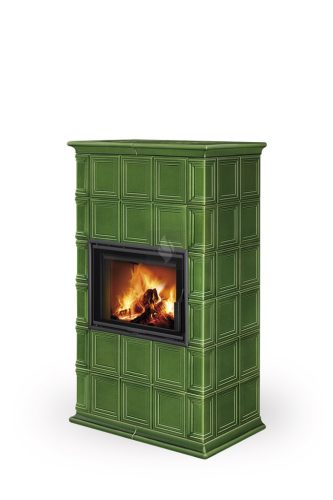 Romotop BARACCA 11 kályhacsempe burkolatú Kandallókályha - bővíthető hőtárolóval