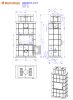 Romotop BARACCA 10 H kályhacsempe burkolatú kandallókályha - bővíthető hőtárolóval - Skarlátvörös
