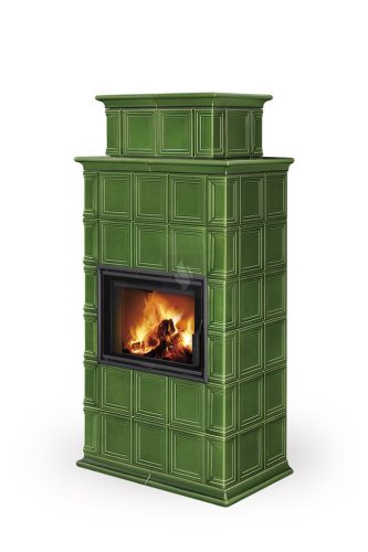 Romotop BARACCA 11 H kályhacsempe burkolatú kandallókályha - bővíthető hőtárolóval