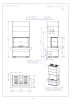 Romotop CARA C N 03 lemez Design kandalló