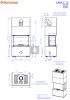 Romotop CARA C N 10 kerámia Design kandalló - Liliom
