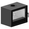 HITZE CUBO CF 700 Légfűtéses kandallókályha 4mm burkolattal