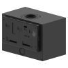 HITZE CUBO CF 800 Légfűtéses kandallókályha 20mm burkolattal