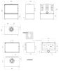 HITZE CUBO CF 800 Légfűtéses kandallókályha 20mm burkolattal