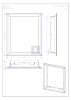 FRAME D3G RAM04 keskeny beépítő keret