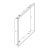 FRAME D3H RAM06 keskeny beépítő keret standard