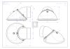 CAST IRON TURNING DOME WITH ELBOW 180
