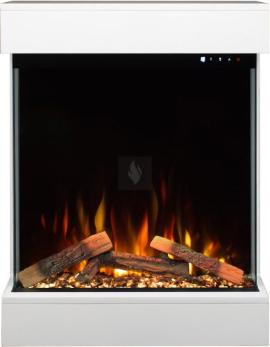 DAMA fehér Falra szerelhető elektromos kandalló