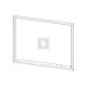 RAM06 keskeny beépítő keret Romotop DYNAMIC DW2M - DWB2M kandallóbetéthez