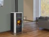 Romotop ESPERA 01 kerámia Vízteres kandallókályha - Fényes fehér