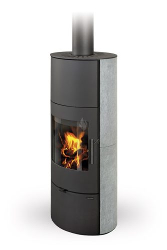 Romotop EVORA H 20 zsírkő Kandallókályha - bővíthető hőtárolóval