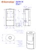 Romotop EVORA 30 lemez Kandallókályha