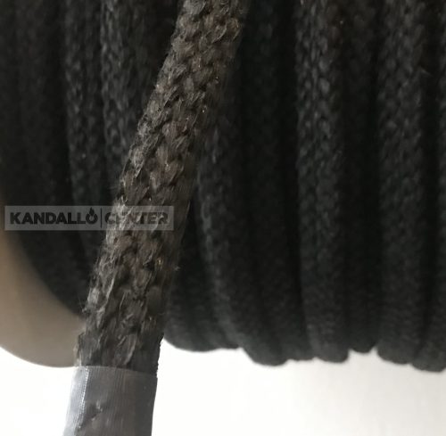 Hőálló lapostömítés 15x8 mm - kandallóüveghez
