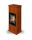 Romotop GREMIO 2G dekorüveg ajtós kerámia kandallókályha - bővíthető hőtárolóval - Acél