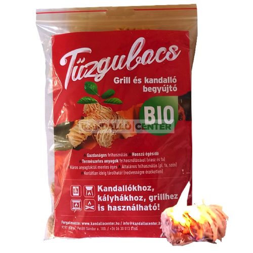 Tűzgubacs grill és kandalló begyújtó - 250g (kb. 20 begyújtáshoz)