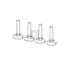 Romotop állítható lábak 100 mm kandallóbetéthez