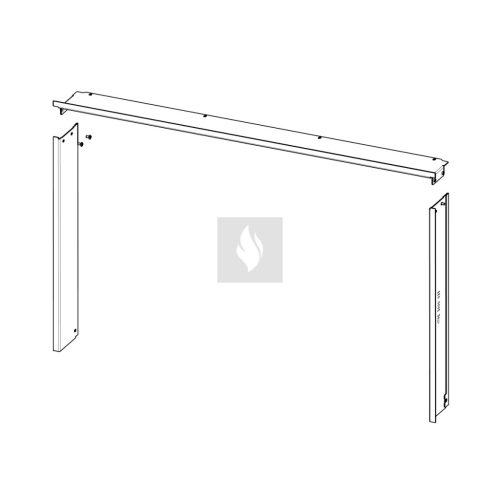 RAM11 takarókeret Romotop HEAT H3LF - HT3LF kandallóbetéthez