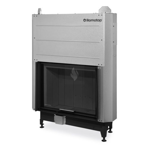 Romotop HEAT 3G L 88.66.06 Légfűtéses kandallóbetét, fekete béléssel