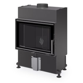   Romotop HEAT 4G 59.44.16 Légfűtéses kandallóbetét fekete béléssel
