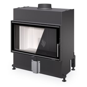   Romotop HEAT 4G 80.50.06 Légfűtéses kandallóbetét fekete béléssel