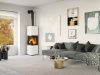 Romotop HARMONY R HA hőtárolós Kerámia Design kandalló - Tík márvány