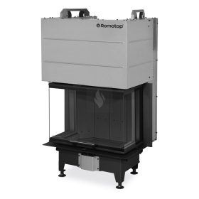   Romotop HEAT C 3G L 65.52.31.26 Légfűtéses kandallóbetét fekete béléssel