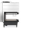 Romotop HEAT C 3G L 80.52.31.26 Légfűtéses kandallóbetét fekete béléssel