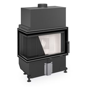   Romotop HEAT L 4G S 70.44.33.26 Légfűtéses kandallóbetét fekete béléssel