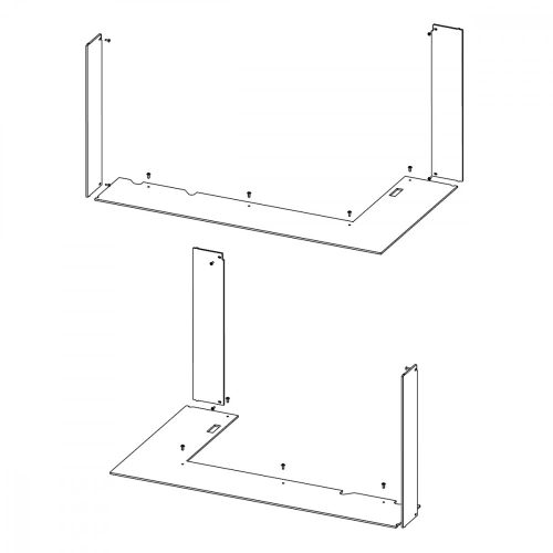 RAM14 takarókeret Romotop HEAT H R/L 3LF kandallóbetéthez