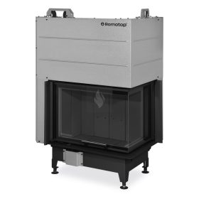   Romotop HEAT R 3G L 65.51.40.26 Légfűtéses kandallóbetét, fekete béléssel