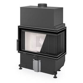   Romotop HEAT R 4G S 70.44.33.26 Légfűtéses kandallóbetét fekete béléssel