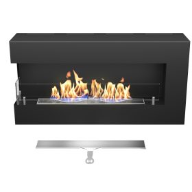   HITZE BLUES L falra szerelhető balos sarok bioetanol kandalló