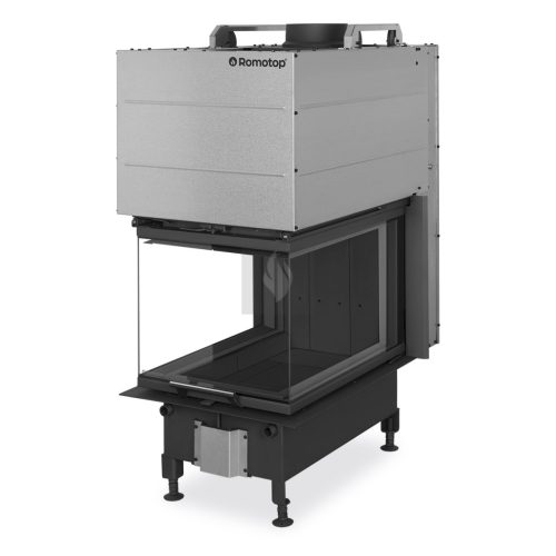 Romotop HEAT U 3G L 50.52.70.26 Légfűtéses kandallóbetét fekete béléssel
