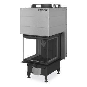   Romotop HEAT U 3G L 50.52.50.26 Légfűtéses kandallóbetét fekete béléssel