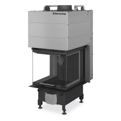 Romotop HEAT U 3G L 50.52.50.26 Légfűtéses kandallóbetét fekete béléssel