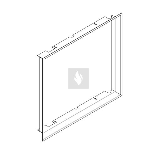 RAM04 süllyesztett beépítő keret Romotop Impression I2G kandallóbetéthez