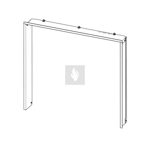 RAM11 takarókeret Romotop Impression I2LG kandallóbetéthez