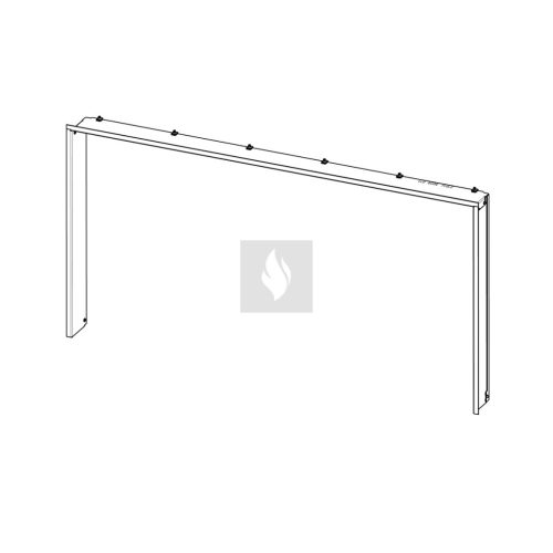 RAM11 takarókeret Romotop Impression I2LL kandallóbetéthez