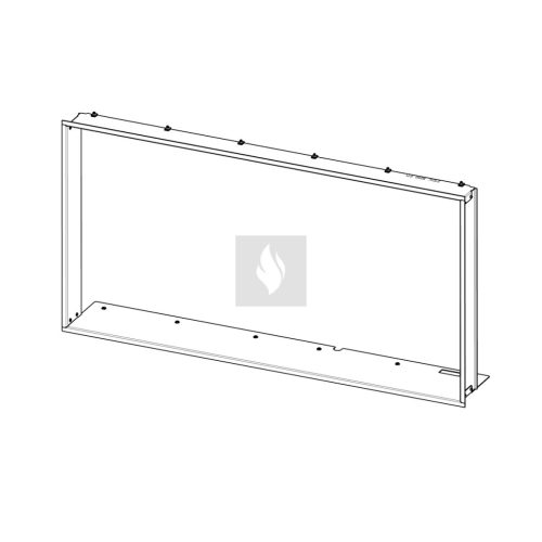 RAM12 takarókeret Romotop Impression I2LL kandallóbetéthez