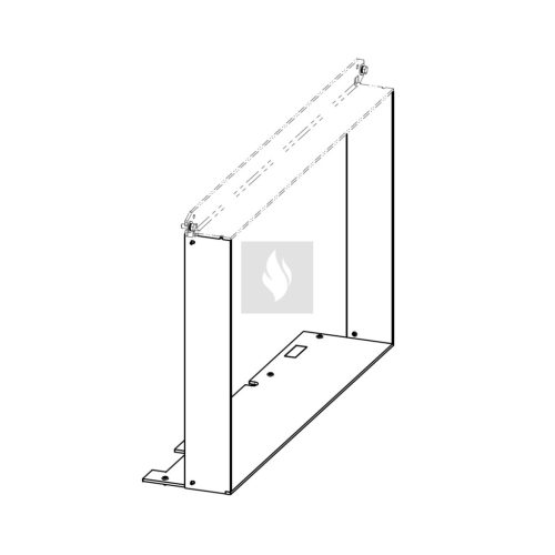 Romotop RAM14 takarókeret I3LJ kandallóbetéthez