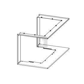 Romotop RAM12 takarókeret IC3LH kandallóbetéthez